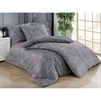 Brotex® Linge de lit français Satin 220x200, 70x90cm Pandora grey