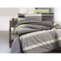 Brotex® Linge de lit étendu coton 140x220, 70x90cm Racing yellow