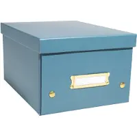 Exacompta Boîte de classement Neo Deco DIN A5+ bleu vert