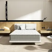DEWINNER Matelas Mémoire 90x190cm Épaisseur 30 CM - Matelas à Mémoire en Mousse - 7 Zones - Fermeté Moyenne - Soulagement des Points de Pression