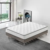 DEWINNER Matelas 160x200,Mousse 22 cm et Mousse A Mémoire Matelas,Parfait Soutien Haute Resilience Ultra Respirante