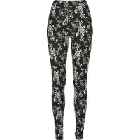 Urban Classics Leggings noir / blanc
