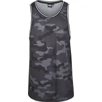 Urban Classics T-Shirt 'Camo Mesh' gris / gris foncé / noir