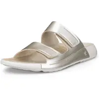 Ecco Pantoufles pour femmes 20682301688 or blanc pur 40
