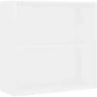 vidaXL Bibliothèque blanc 80x30x76,5 cm bois d'ingénierie