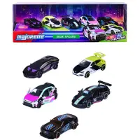 Majorette - Coffret cadeau SL Neon Racer 5 véhicules - 3 ans et plus