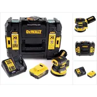 DeWalt DCW 210 M1 Ponceuse excentrique sans fil et sans balais 18V 12.000U/min 125 mm + 1x Batterie 4,0 Ah + Chargeur rapide + Coffret de transport
