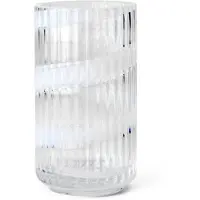 Lyngby Porcelæn Glasvase swirl white (1x)