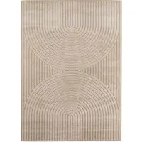 Carpetsale24 Tapis d’Extérieur Design Boho Moderne Effet 3D Résistant aux UV Idéal pour Terrasse Salon et Cuisine, Taille: 200x290 cm