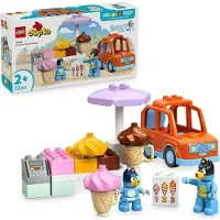 LEGO DUPLO Visite chez le Marchand de Glace avec Bluey, Jeu de Construction 2 ans, 10458