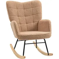 Youjia Fauteuil à bascule, fauteuil pivotant, fauteuil relax, fauteuil d'appoint, fauteuil de salon pour chambre à coucher, jusqu'à 120 kg, imitation peau d'agneau, rose, rose, 98,00 cm, 101 cm, polyester