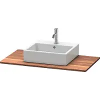 Duravit Console en bois massif XSquare, 1 découpe, 1000x20x550mm, XS061E07777