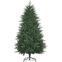 Youjia Arbre de Noël, sapin artificiel, aspect réaliste, montage rapide, plastique, vert, 114 x 114 x 180cm