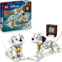 LEGO Disney 43271 Lucky et Penny, les Chiots des 101 Dalmatiens, Jeu de Construction, 6 ans et Plus