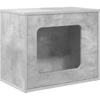 vidaXL Maison pour chat en béton 51 x 30 x 42,5 cm en aggloméré