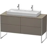 Duravit XSquare Meuble sous-vasque sur console au sol, 4 tiroirs, 1400x778x548mm, XS4925M9090
