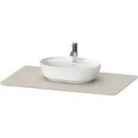 Duravit Console en pierre de quartz Luv LU9469, largeur 988mm, adaptée au meuble sous-lavabo LU9564, LU9569, LU946902525