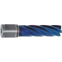 MetallKraft Foret à carotter HSS-XE+DURABLUE, tige Weldon, longueur utile 55 mm, Blue-Line55, diamètre Ø d = 28 mm