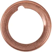 Ks Tools Bague d'étanchéité, bague pliable, Ø extérieur 21mm, Ø intérieur 15mm, paquet de 25 25 pièces