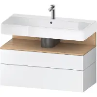 Duravit Collection One Meuble sous-lavabo, 1 tiroir et 1 coulissant, 990x470x590mm, niche en chêne naturel, QA4395030180000