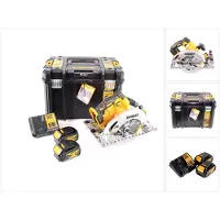 DeWalt DCS 572 M2 Scie circulaire portative sans fil 18V 184 x 16 mm + 2x batterie 4,0Ah + chargeur + T-STAK