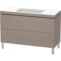 Duravit L-Cube c-bonded Ensemble vertical, 2 tiroirs, sans trop-plein, sans trou pour robinetterie, 1200x698x480mm, LC6939N4343