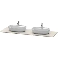Duravit Console en pierre de quartz Luv, largeur 1783mm, adaptée au meuble sous-lavabo LU9562, LU9567, LU9467B2525