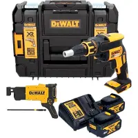 DeWalt DCF 620 M2T Visseuse pour cloisons sèches 18 V 30 Nm Brushless + 2x batterie 4,0 Ah + chargeur + TSTAK
