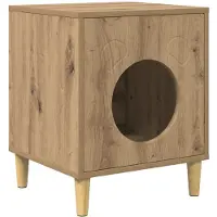 vidaXL Maison pour chats Artisanat chêne 42,5 x 40 x 53 cm Bois composite