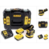 DeWalt DCW 210 M2 Ponceuse excentrique sans fil et sans balais 18V 12.000U/min 125 mm + 2x Batteries 4,0 Ah + Chargeur rapide + Coffret de transport