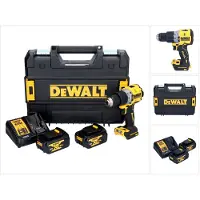 DeWalt DCD 805 M2T Perceuse-visseuse à percussion sans fil 18 V 90 Nm Brushless + 2x batterie 4,0 Ah + chargeur + TSTAK