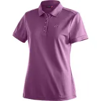 Maier Sports Ulrike Short Sleeve Polo Violet 38 Femme