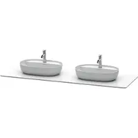 Duravit Console en pierre de quartz Luv, largeur 1783mm, adaptée au meuble sous-lavabo LU9562, LU9567, LU9467B1717
