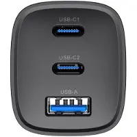 Havit Uc20 Gan 65w Usb-c Wall Charger Argenté