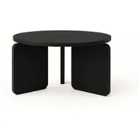 Dekori.Interiors TAO Table basse, 75 cm, minimaliste et intemporelle - Chêne Noir