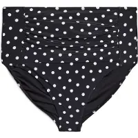 Swim By Zizzi Bas de bikini 'Stella' noir / blanc