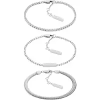 Calvin Klein 35000796 Bracelet Argenté Femme
