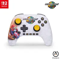PowerA Advantage Mario Kart World Manette Sans Fil Nintendo Switch 2 Blanc