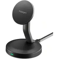 Spigen - Wireless Charger Essential EF151MS (ACH10441) - MagSafe, Fast Charge, 15W - Black (15 W), Chargeur sans fil, Noir