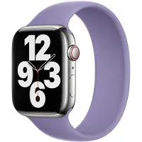 Apple Bracelet Boucle unique en Silicone Watch | 44/45/46/49 mm - Taille 4 - English Lavender