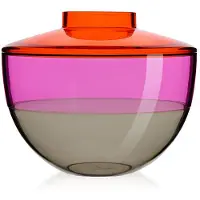 Kartell Shibuya Vase Orange-Violet-Smoke Grey