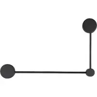 Nowodvorski Lighting Applique murale ORBIT noire 2xGX53x8W en métal, dimensions : 52 x 32,5 x 8 cm, IP20, Lighting