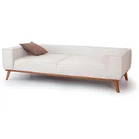 Xl Moebel Gmbh Salon blanc Ensemble élégant de fauteuils design 3 places 2pcs