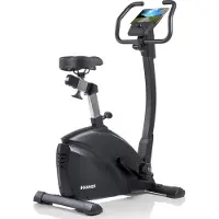 Hammer Ergomètre Exum XTR, vélo d'appartement avec Bluetooth, 12 programmes d'entraînement, système de freinage par induction, contrôle précis des watts, charge de poids 150 kg