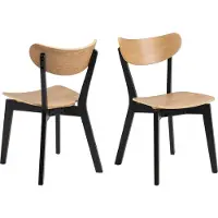 Fonq Roxby chaise de salle à manger naturel.