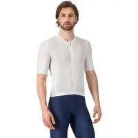 Castelli Maillot Espresso 2 Manches Courtes Blanc, Taille XL