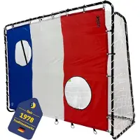 Best Sporting Kit de buts de football 213 x 152 x 76 cm, noir, avec panneau « France »