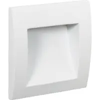 LEDKIA Balise Led Extérieure 4w Encastrable Au Mur Carrée Natt Blanche 2700k2700k 72 Mm