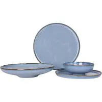 Bonna Set de vaisselle - Sky Hygge - 24 pièces - 6 personnes - Porcelaine