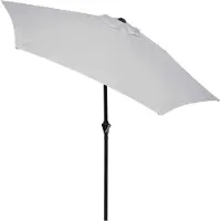 Springos Parasol de jardin Parasol avec fonction de basculement Système de manivelle Protection solaire terrasse jardin 235 x 260 cm